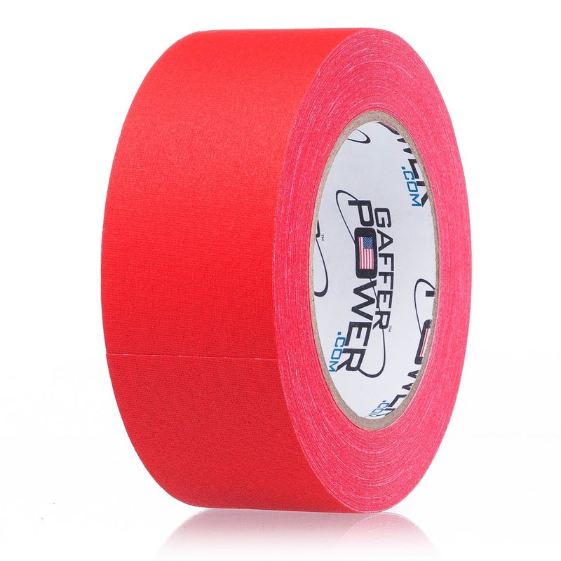 Gaffer Power Real Professional Premium Grade Gaffer Tape Made in The USA | No Residue Heavy Duty Gaffer's Tape | Floor Markings | Labelling |RED 2 in X 30 Yds - Image 1